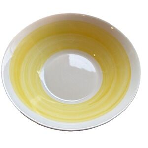 Vtg Westwood Fine IronStone 9" Serving Bowl‎ Made In Japan Yellow Oven Proof